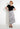 HEIDI SKIRT KJOL - Grey print