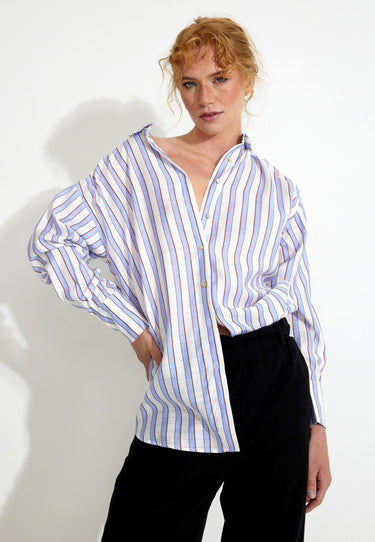 KOIN SHIRT SKJORTA - Blue stripe