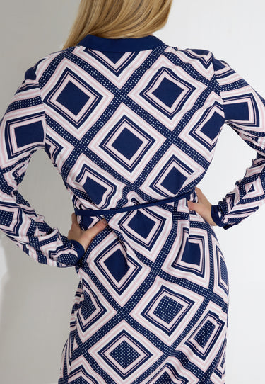 SHIRT DRESS - Patterned