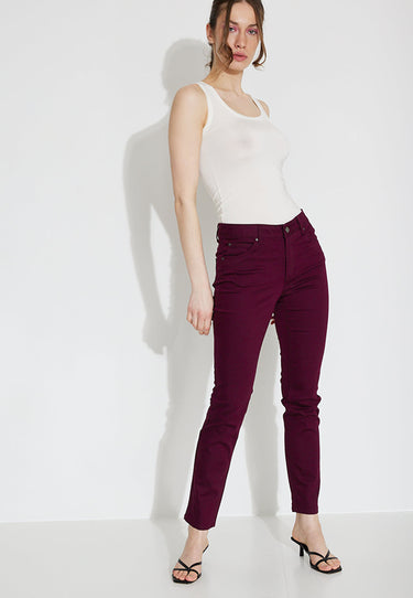 ALVA BYXA 78 CM - Dk winered