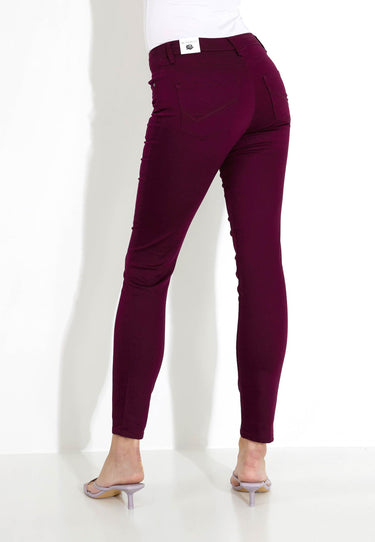 ALVA TROUSERS 78 CM - Dk winered
