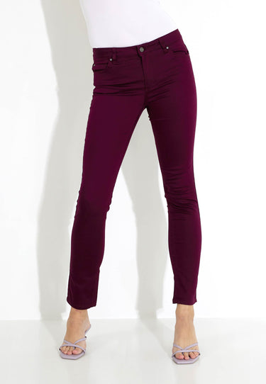 ALVA TROUSERS 78 CM - Dk winered