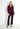 SAFIRA LACE BLOUSE - Port wine