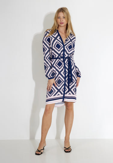 SHIRT DRESS - Patterned