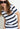 LOVA TOP STRIPED - Blu stripe