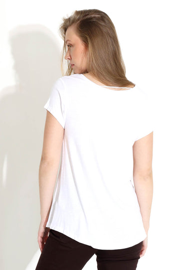 KARLIE TOP - Chalk white