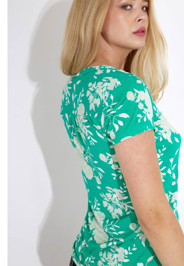 AIRA TOP - Green flwr