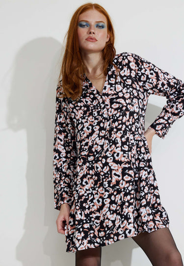 MARISSA TUNIC - Blk animal
