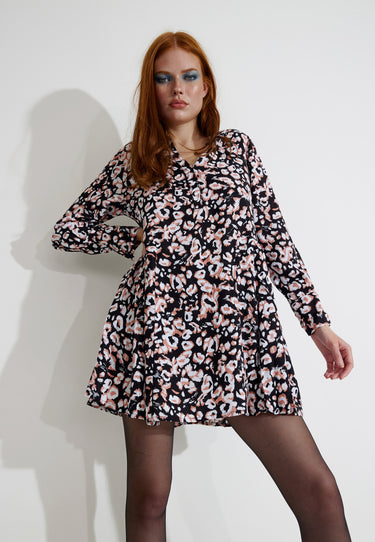 MARISSA TUNIC - Blk animal
