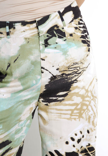 JAWA TROUSERS - Green print