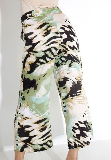 JAWA TROUSERS - Green print