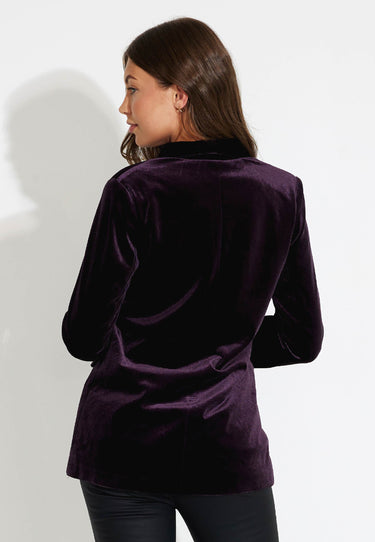 TANITA VELVET JACKET - Dk WINered