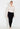 EMILY CROP JAQUARD BYXA - Black