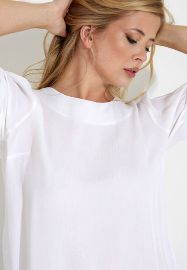 KELLY BLUSE - Kreideweiß