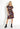 FLORAL DRESS - Brown