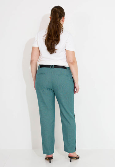 LOOSE OFFICE TROUSERS - Green