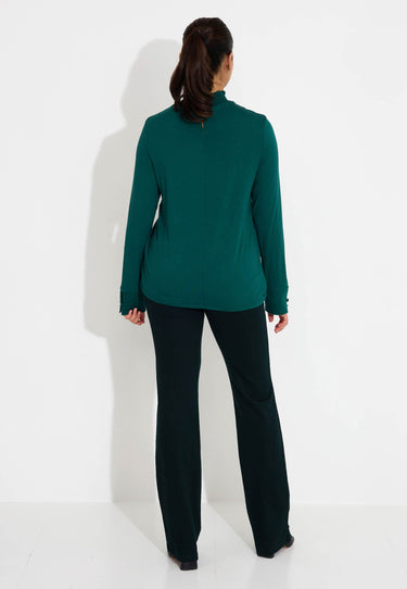 TOP STRETCH - Dark green