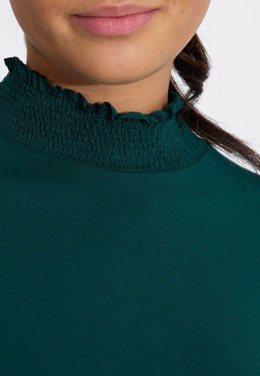 TOP STRETCH - Dark green