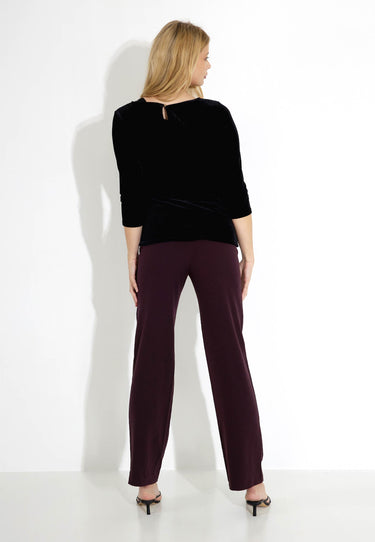 VELVET TOP - Black