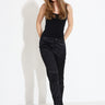 ANNIE SATIN BYXA - Black