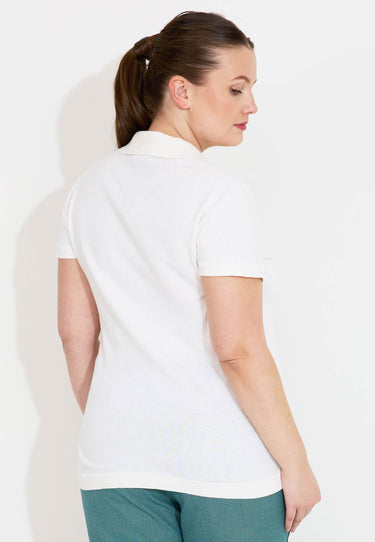 POLOSHIRT - Weiß