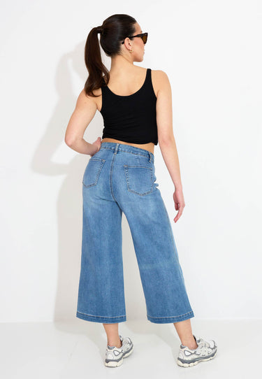 MALVA JEANS - Mid denim