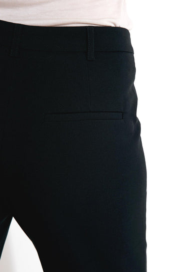 EMILY STRAIGHT TROUSERS - Black