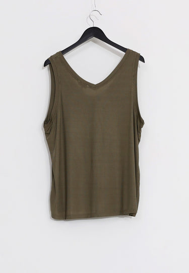 RAVENA TOP - Dusk green