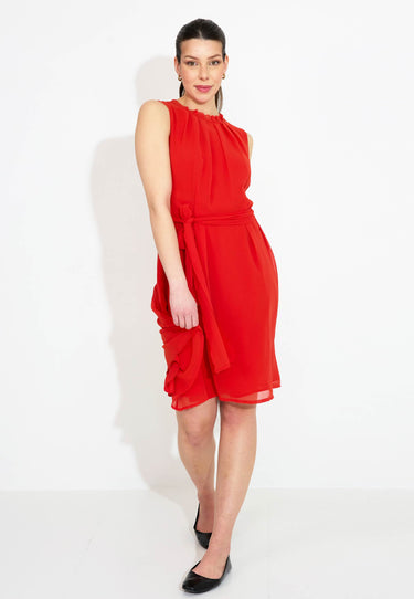 DRESS SILHUETTE - Red