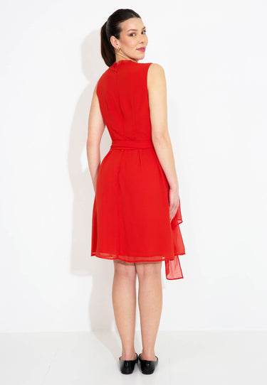 DRESS SILHUETTE - Red