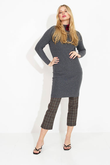 STRICKKLEID - Grau