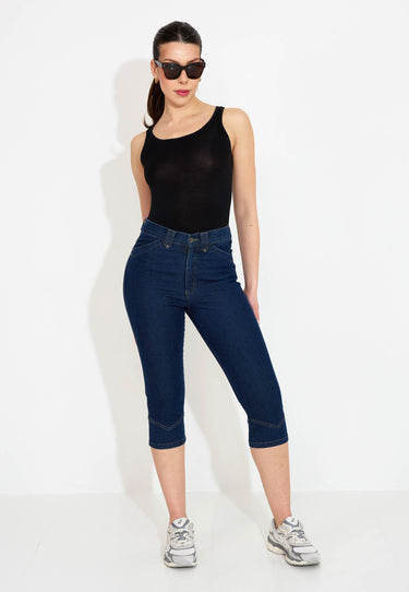 RIVOLI STRETCH DENIM - Dunkle Stonewashed
