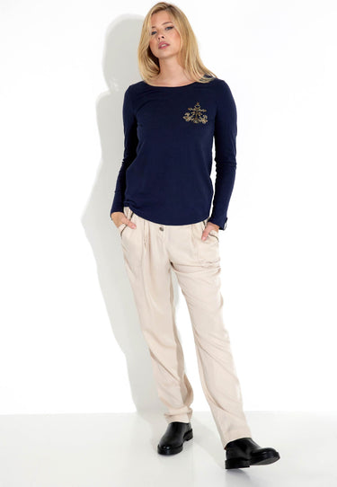 TROUSERS 09116 - Beige