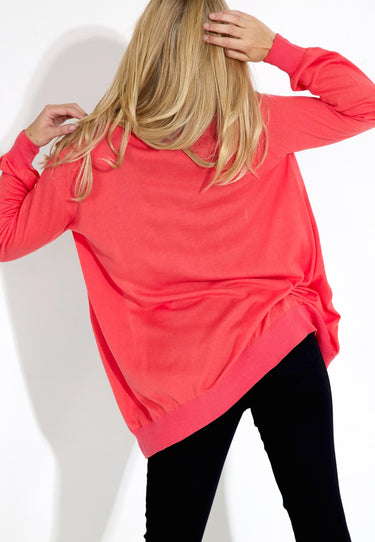 CARDIGAN 00102 - Röd