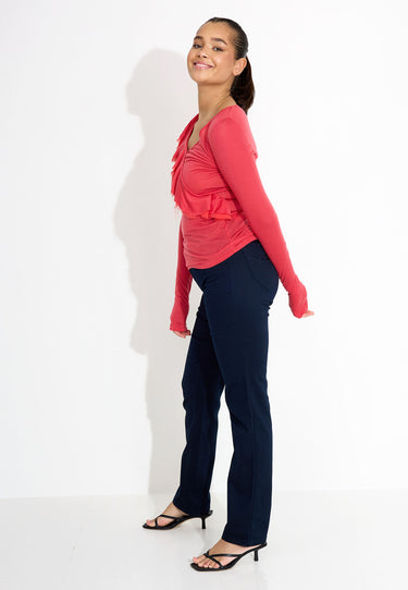 JERSEY TENCEL T-SHIRT 03750 - Röd