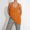 CANOTTA TOP J TENCEL SETA 03838 - Orange