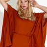 JERSEY WITH BELT - Orange