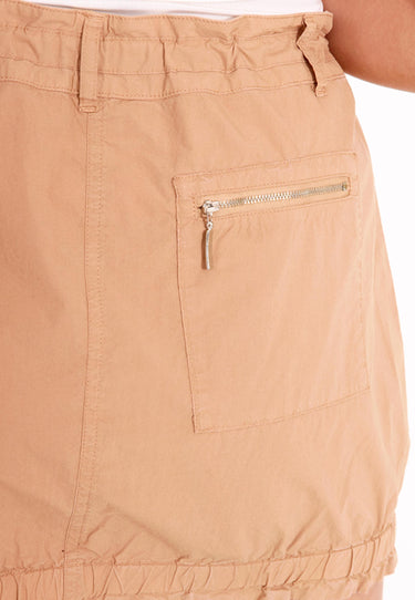 QG237D DONNA VII CONS SKIRT - Brun