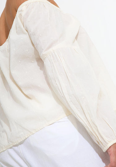 BLOUSE SLEEVELESS 09109 - Vit