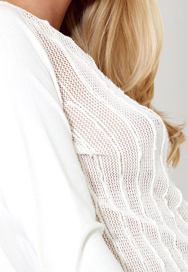 CARDIGAN 09563 - Vit