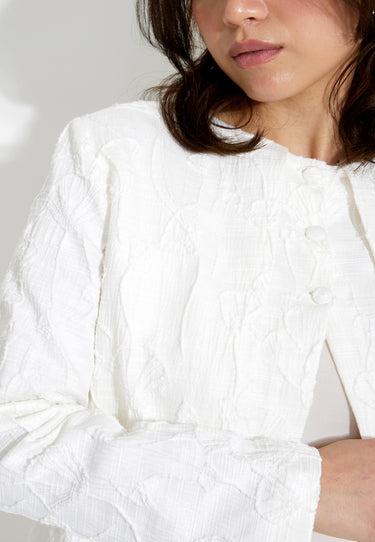 BLOUSE GINKO PRINT - Vit