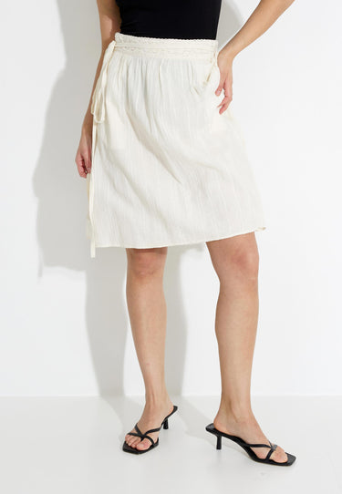 COTTON SKIRT 09085 - Vit
