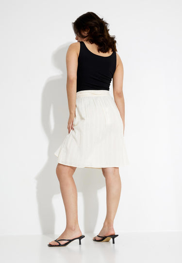 COTTON SKIRT 09085 - Vit