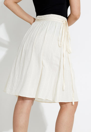 COTTON SKIRT 09085 - Vit