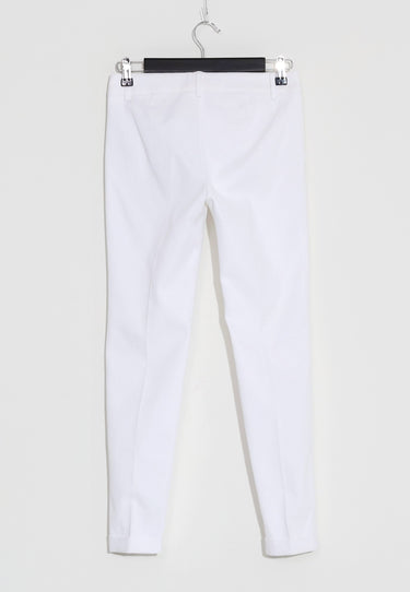 COTTON STRETCH TROUSERS - White