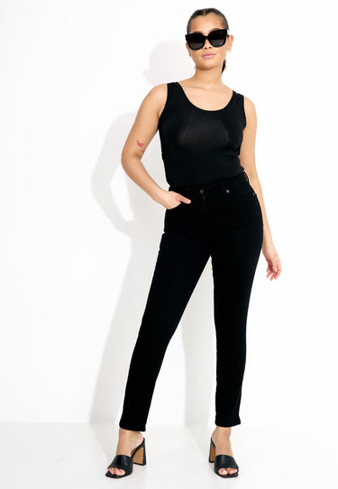 DENIM SLIM FIT - Svart