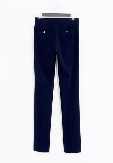 GABARDINE TROUSERS WITH POCKET - Blue