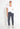 03543 PANTALONE NY JAQUARD STRETCH - Grå