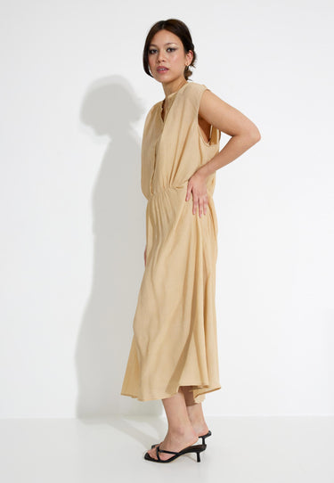 NEO ABITO DRESS - Light brownbeige