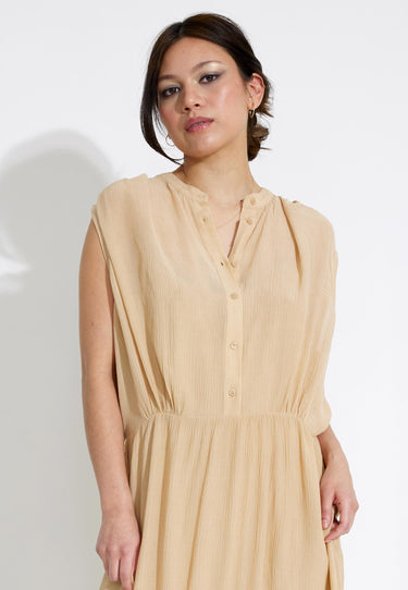 NEO ABITO DRESS - Light brownbeige